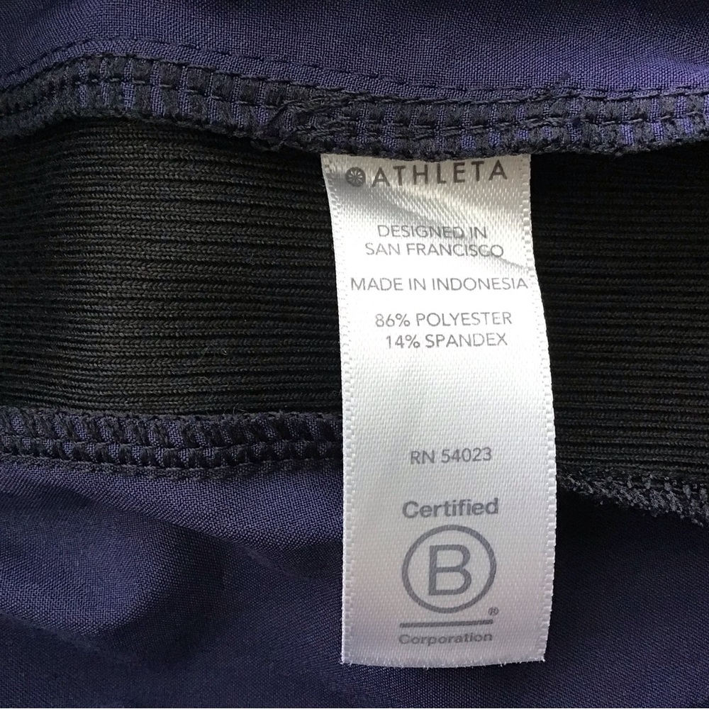 Athleta Brooklyn Jogger Pants Python Snake Navy - image 8
